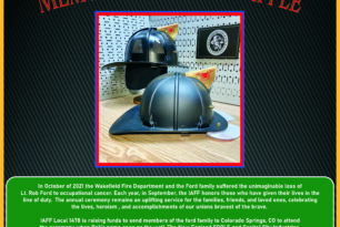 Lt. Rob Ford Memorial Helmet Raffle